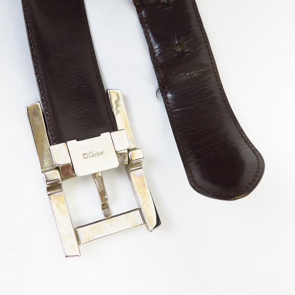 実際に弊社で買取させて頂いた【ギャラ付き】Cartier/カルティエ タンク アメリカン リバーシブル ベルト L5000335の画像 2枚目