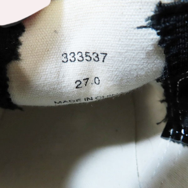 実際に弊社で買取させて頂いたGU × MIHARA YASUHIRO/ミハラヤスヒロ × ジーユー ローカットスニーカー #333537/27.0の画像 5枚目