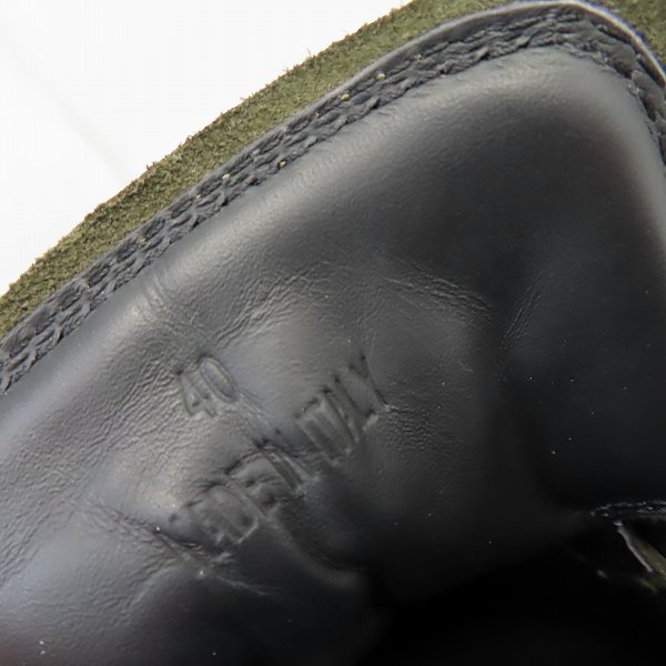 実際に弊社で買取させて頂いたDIESEL BLACK GOLD/ディーゼル ブラック ゴールド 厚底 ショートブーツ/40の画像 5枚目