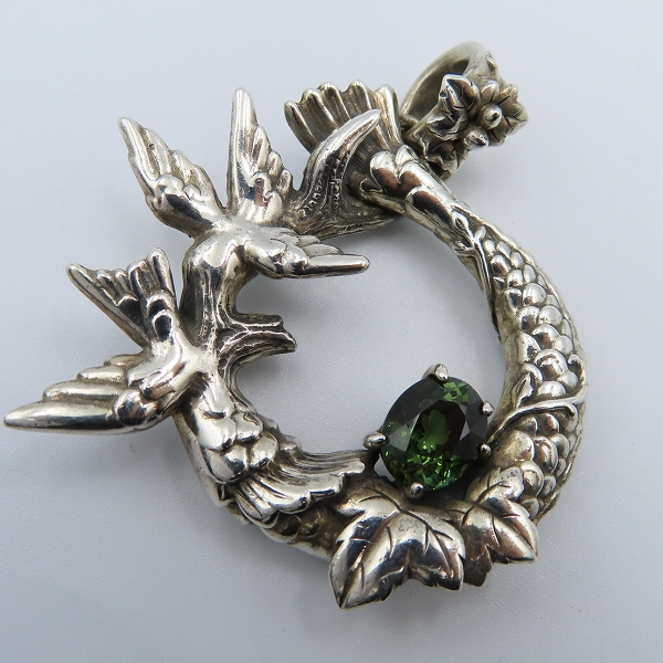 実際に弊社で買取させて頂いた【ギャラ付】BloodyMary/ブラッディマリー ワールドプール ペンダント/グリーントルマリンの画像 1枚目