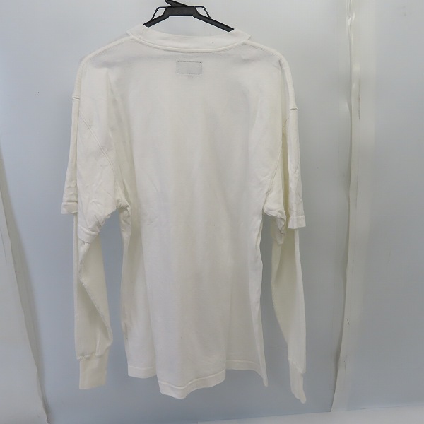 実際に弊社で買取させて頂いたDESCENDANT/ディセンダント 胸ポケット付き 長袖カットソー ホワイト/2の画像 1枚目