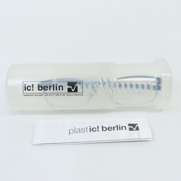 実際に弊社で買取させて頂いたic! berlin/アイシーベルリン alwin c. 度入り/メガネフレーム/アイウエアの画像 7枚目