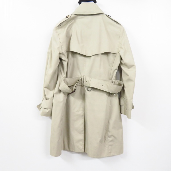 実際に弊社で買取させて頂いたBURBERRY/バーバリー 裏地チェック柄 トレンチコート size：US6の画像 1枚目