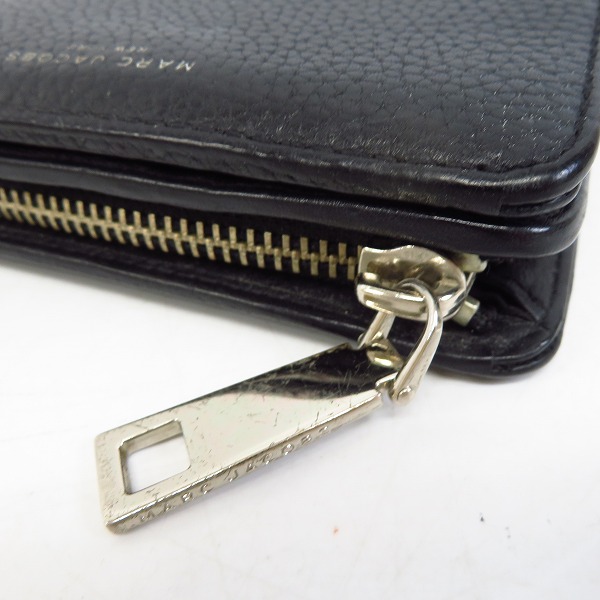 実際に弊社で買取させて頂いたMARC JACOBS/マークジェイコブス ロゴ レザー 二つ折り 財布の画像 8枚目
