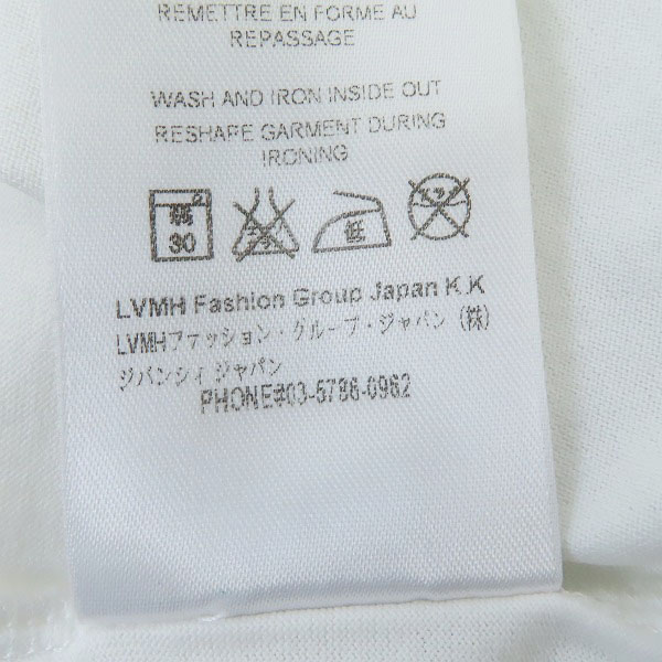 実際に弊社で買取させて頂いた【JPタグ】GIVENCHY/ジバンシィ スターワッペン ナンバープリント Tシャツ/Lの画像 4枚目