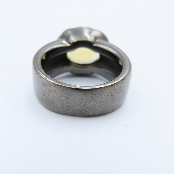 実際に弊社で買取させて頂いた【ギャラ付】BloodyMary/ブラッディマリー 2008 Summer Festival ゲート リングBLK/シトリン #13の画像 3枚目