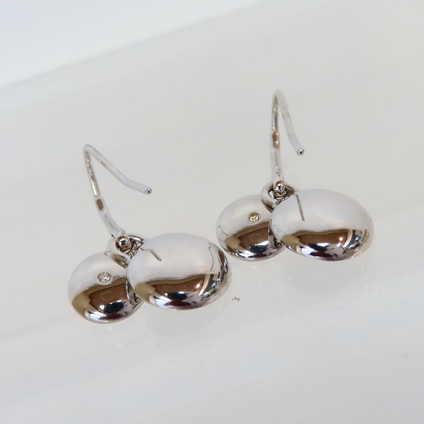 実際に弊社で買取させて頂いたMARC JACOBS/マークジェイコブス ロゴ ディスク エナメルピアスの画像 2枚目