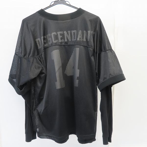 実際に弊社で買取させて頂いたDESCENDANT/ディセンダント メッシュ レイヤード 長袖カットソー/1の画像 1枚目