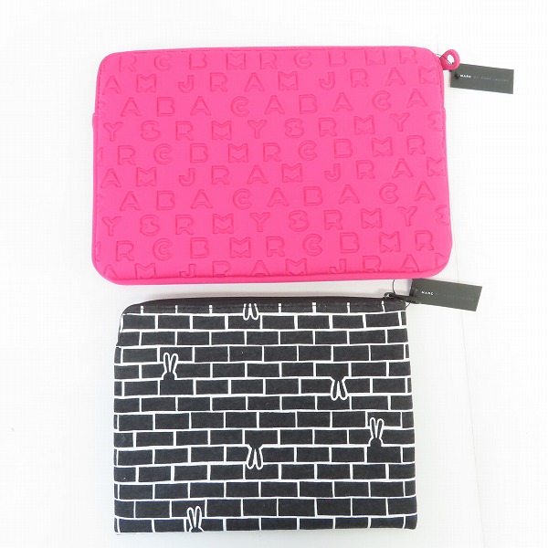 実際に弊社で買取させて頂いた【未使用】MARC BY MARC JACOBS/マークバイマークジェイコブス クラッチバッグ/タブレットケース 2点セットの画像 1枚目