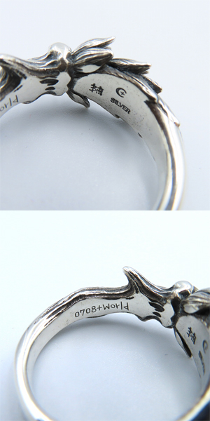 実際に弊社で買取させて頂いた【ギャラ付】BloodyMary/ブラッディマリー ミストレイトリング 寄生/＃27の画像 6枚目