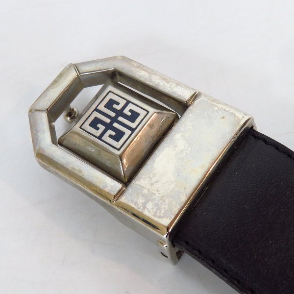 実際に弊社で買取させて頂いたGIVENCHY/ジバンシイ ロゴ バックルベルトの画像 1枚目