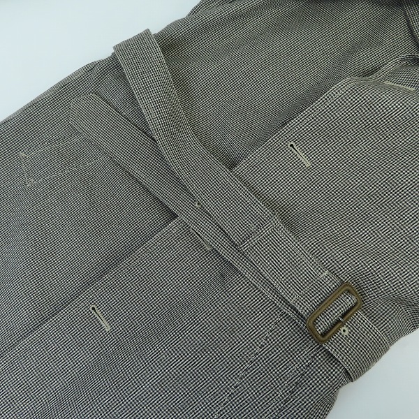 実際に弊社で買取させて頂いたTOMORROWLAND/トゥモローランド 千鳥格子 チェスターコート/1の画像 6枚目