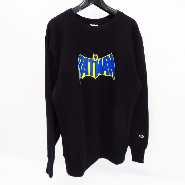 CHAMPION×BATMAN/チャンピオン×バットマン BEAMS別注 リバースウィーブ 