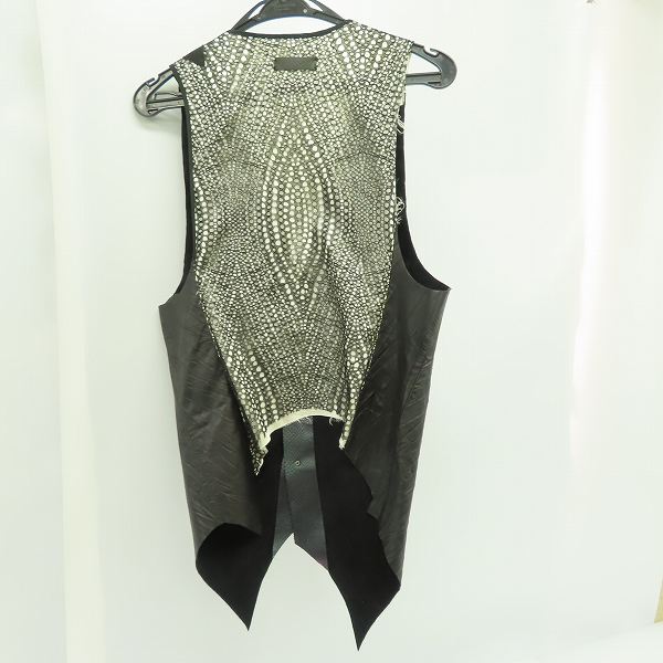 実際に弊社で買取させて頂いたIF SIX WAS NINE/イフシックスワズナイン GILET SINDBAAD-2/M レザー レースジレ ベスト 1の画像 1枚目