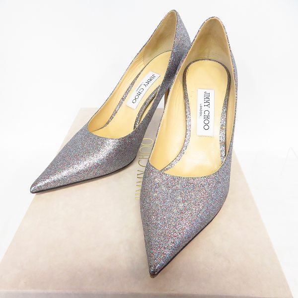 実際に弊社で買取させて頂いたJIMMY CHOO/ジミーチュウ LOVE85 レディース グリッターパンプス size：38