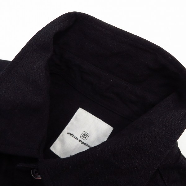 実際に弊社で買取させて頂いたUNIFORM EXPERIMENT/ユニフォームエクスペリメント 17SS INDIGO STAR B.D SHIRT UE-170044 1の画像 4枚目