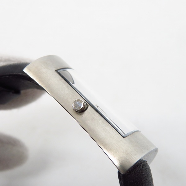 実際に弊社で買取させて頂いたBURBERRY/バーバリー クォーツ 黒文字盤 レディース腕時計 14400L【動作未確認】の画像 7枚目