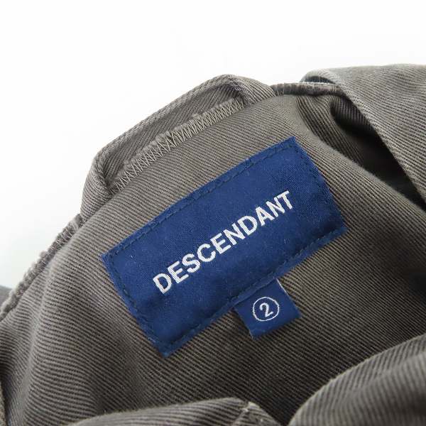 実際に弊社で買取させて頂いたDESCENDANT/ディセンダント ハーフボタン フーディ 長袖シャツ/2の画像 2枚目