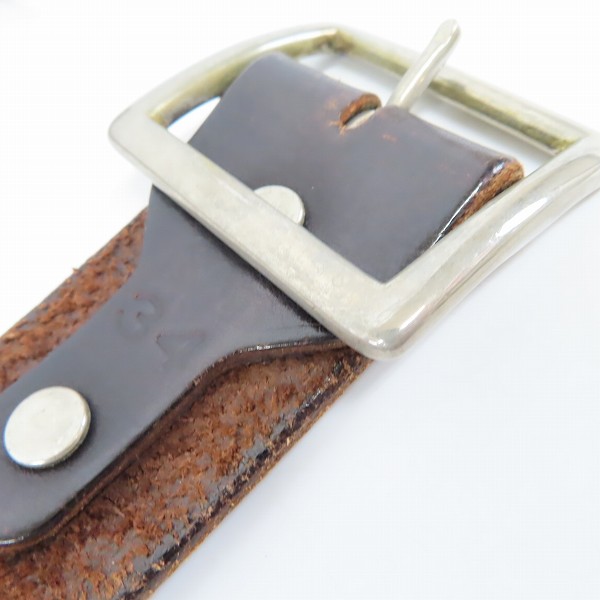 実際に弊社で買取させて頂いたHTC/Hollywood Trading Company/エイチティーシー スタッズストーン付きベルト Size：34の画像 8枚目