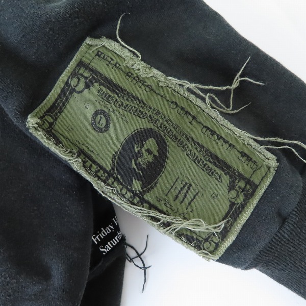 実際に弊社で買取させて頂いたDIET BUTCHER SLIM SKIN/ダイエットブッチャースリムスキン パッチワーク プルオーバー/パーカー の画像 4枚目