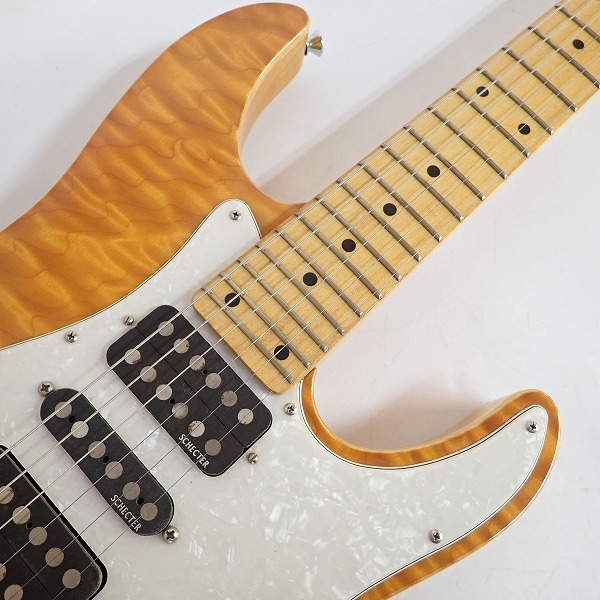 実際に弊社で買取させて頂いた★SCHECTER/シェクター SD-2-24-ASH ストラトシェイプ 日本製 ギグケース付 の画像 4枚目