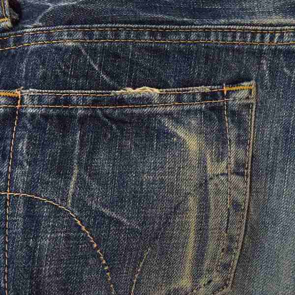 実際に弊社で買取させて頂いたHYSTERICS/ヒステリックス スタッズ付きストレートデニムパンツ  3AP-4812/Sの画像 9枚目