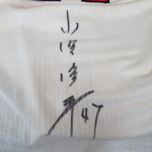 実際に弊社で買取させて頂いたmizuno/ミズノ 広島東洋カープ ホーム レプリカユニフォーム #47 小野淳平/Lの画像 6枚目
