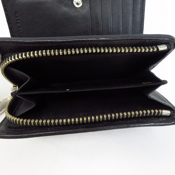 実際に弊社で買取させて頂いたMARC JACOBS/マークジェイコブス ロゴ レザー 二つ折り 財布の画像 6枚目
