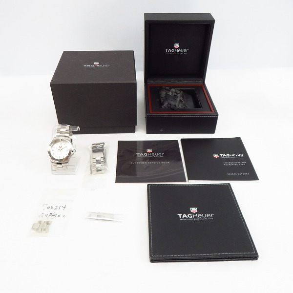 実際に弊社で買取させて頂いたTAG Heuer/タグホイヤー Aquaracer/アクアレーサー クォーツ 腕時計 WAB1111【動作未確認】の画像 7枚目