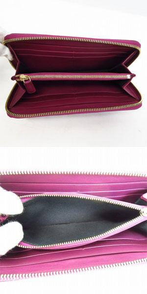 実際に弊社で買取させて頂いたBVLGARI/ブルガリ レオーニ ラウンドファスナー/ジップ ウォレット/長財布 35247の画像 3枚目