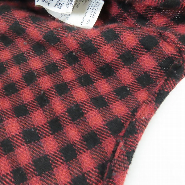 実際に弊社で買取させて頂いたDIESEL BLACK GOLD/ディーゼル ブラックゴールド チェックシャツ/44の画像 6枚目