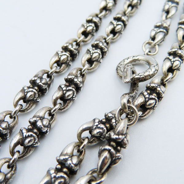 実際に弊社で買取させて頂いたBLOODY MARY/ブラッディマリー クローモチーフ チェーンネックレス