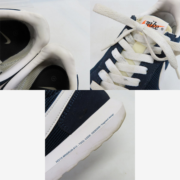 実際に弊社で買取させて頂いたNIKE/ナイキ×fragment design/フラグメントデザイン ROSHE DBREAK NM 826669-410 27.5cmの画像 6枚目