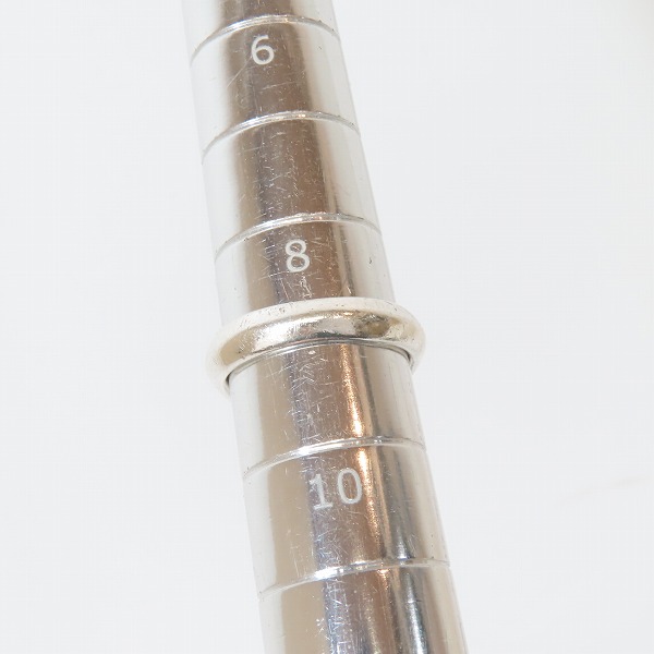 実際に弊社で買取させて頂いた【ギャラ付き】LONE ONES/ロンワンズ Carved Silk Ring S/カーヴド シルク リング スモール 9号/MFR-0005の画像 7枚目