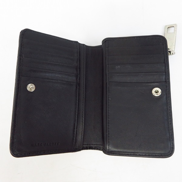 実際に弊社で買取させて頂いたMARC JACOBS/マークジェイコブス ロゴ レザー 二つ折り 財布の画像 4枚目