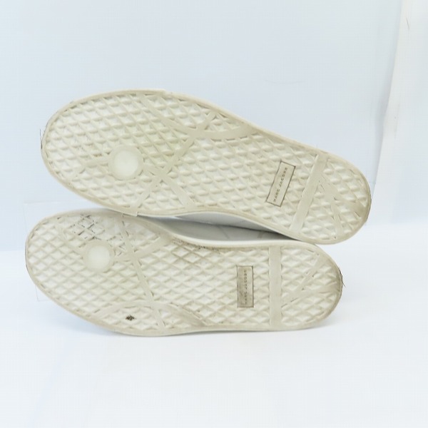 実際に弊社で買取させて頂いたMARC JACOBS/マークジェイコブス Round Toe ローカットスニーカー S87WS0204/43の画像 2枚目