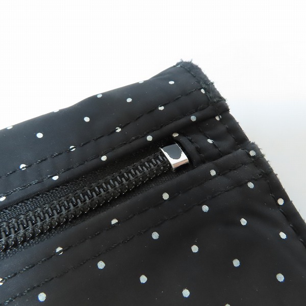 実際に弊社で買取させて頂いたHEAD PORTER/ヘッドポーター ドット柄 長財布の画像 8枚目