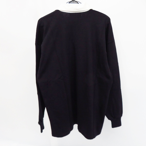 実際に弊社で買取させて頂いたCANTERBURY/カンタベリー ラグビー ワッペン付 NEW ZEALAND ALL BLACKS ラガーシャツ/Lの画像 1枚目