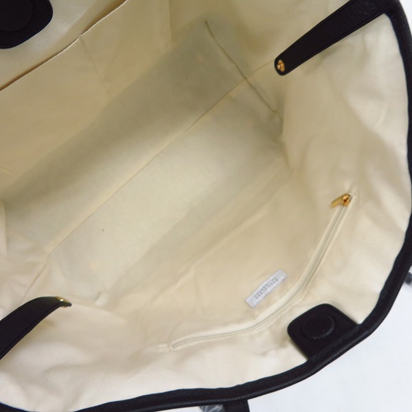 実際に弊社で買取させて頂いた【未使用】MACKINTOSH PHILOSOPHY/マッキントッシュ フィロソフィー レザー×キャンバス トートバッグ　H5110-506の画像 3枚目
