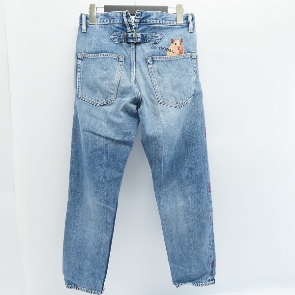 実際に弊社で買取させて頂いたHYSTERICS/ヒステリックス DESTROY ALL MONSTERS 水玉 ジーンズ/デニムパンツ/XSの画像 1枚目