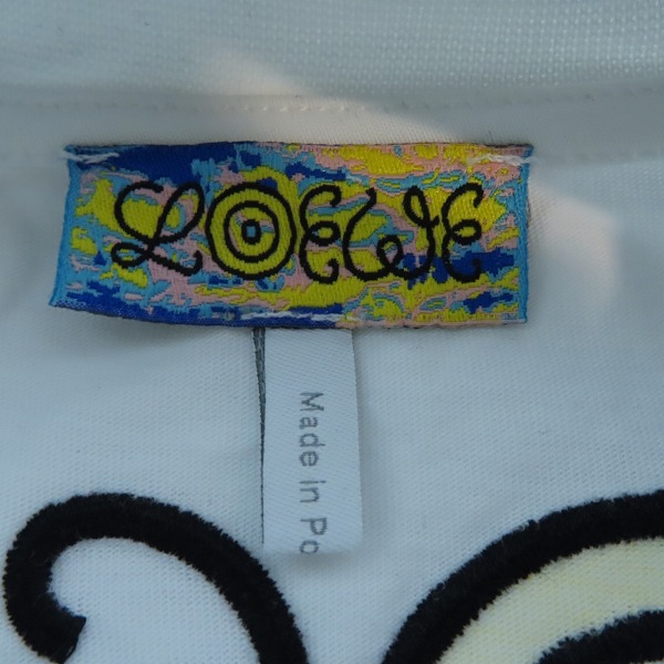 実際に弊社で買取させて頂いたLOEWE/ロエベ 21SS ブルームーンプリント バックロゴ刺繍Tシャツ H664341X65/XSの画像 2枚目