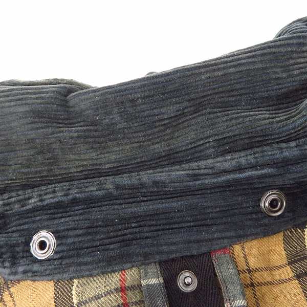実際に弊社で買取させて頂いたBarbour/バブアー BORDER JACKET/ボーダージャケット オイルドジャケット/C44の画像 5枚目