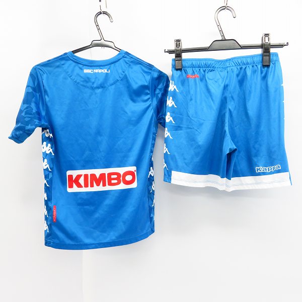 実際に弊社で買取させて頂いたKAPPA/カッパ Napli ナポリ ホーム 半袖 ユニフォーム ジュニア セットアップ/140cmの画像 1枚目