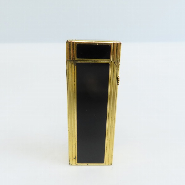 実際に弊社で買取させて頂いたdunhill/ダンヒル サイドローラーガスライター ブラック×ゴールドの画像 2枚目