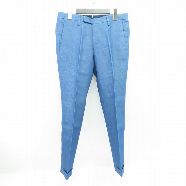 実際に弊社で買取させて頂いたTOMORROWLAND/トゥモローランド 日本製/リネン混 タックスラックスパンツ 750021/48