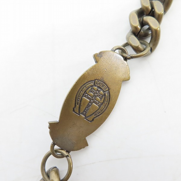 実際に弊社で買取させて頂いたCRIMIE/クライミー FAITH＆TRUST ウォレットチェーン アンティークゴールドの画像 4枚目