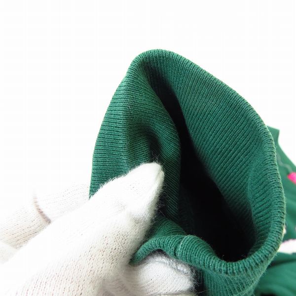 実際に弊社で買取させて頂いたMISHKA/ミシカ プリント スウェット グリーン size：XLの画像 5枚目
