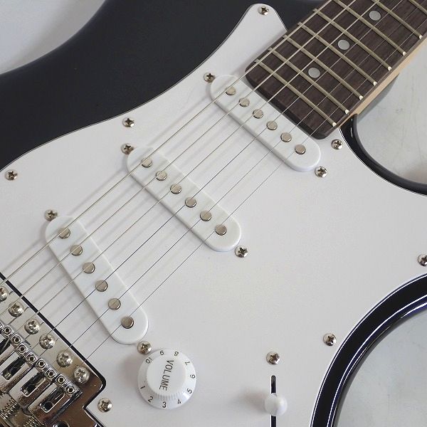 実際に弊社で買取させて頂いた★BUSKER'S/バスカーズ BST-STD ストラトキャスターType BKの画像 4枚目