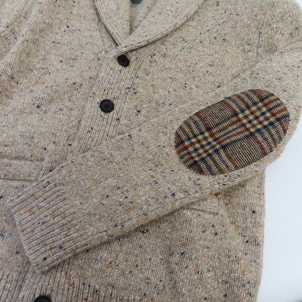 実際に弊社で買取させて頂いた【未使用】BROOKS BROTHERS/ブルックスブラザーズ  ウール/ナイロンブレンド ドネガル ショールカラーカーディガン/Sの画像 5枚目