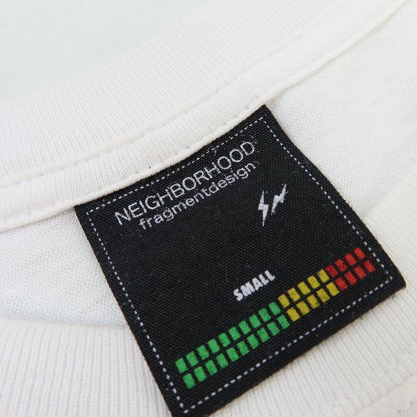 実際に弊社で買取させて頂いたNEIGHBORHOOD×FRAGMENT DESIGN/ネイバーフッド×フラグメントデザイン FR TEE NAVY FRNHT-01 Sの画像 2枚目